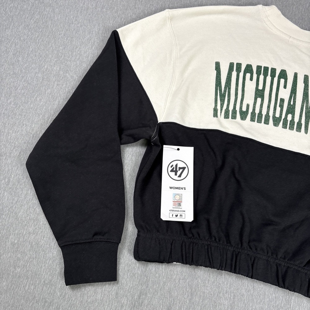 Michigan State Spartans '47 Women's Take Two Bonita Pullover Sweatshirt - Small - Picture 12 of 14